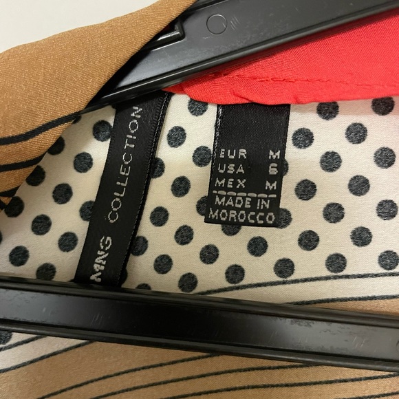 Multi pattern 3/4 sleeve shirt size Med - Picture 3 of 3